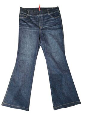 SPANX Flare Pull-On Jeans 2X — Dark Wash TummyTamer High Rise Denim Plus Size